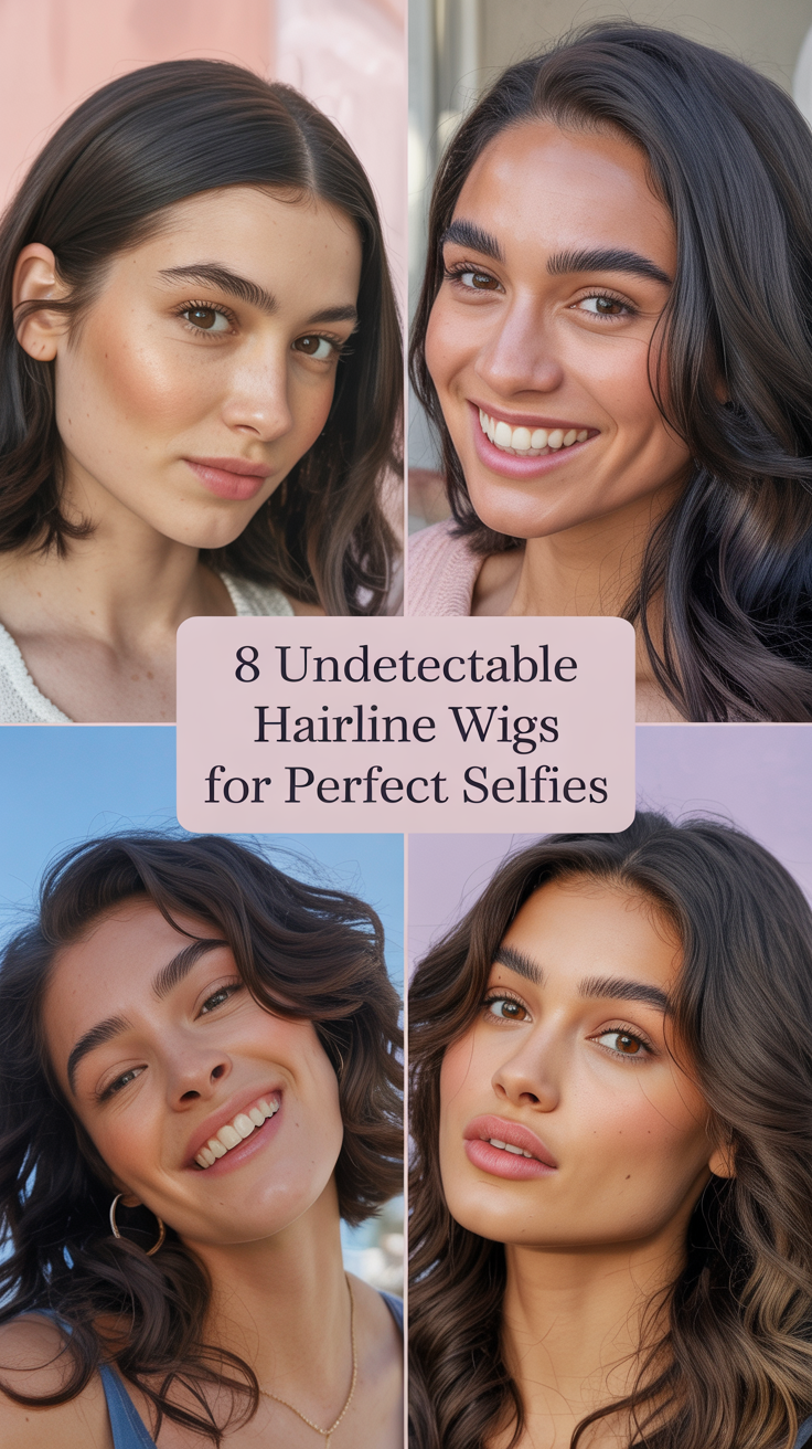 8 Undetectable Hairline Wigs for Perfect Selfies