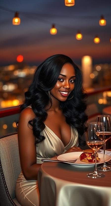 Klaiyi Hair Body Wave Lace Closure Wig
