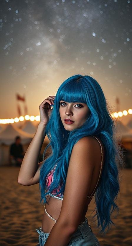 Sensationnel Electric Blue Butta Lace Wig