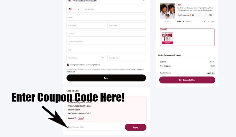 Beauty Forever promo codes
