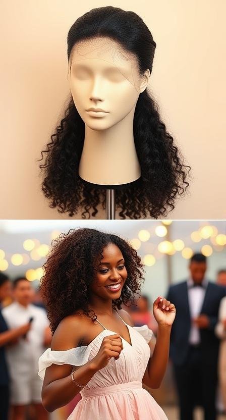 Klaiyi Hair curly human hair