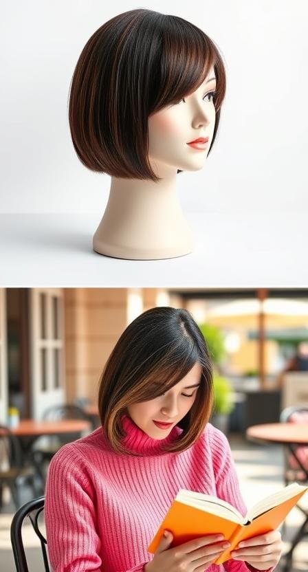 UNice 7x5 bye-bye knots bob wig
