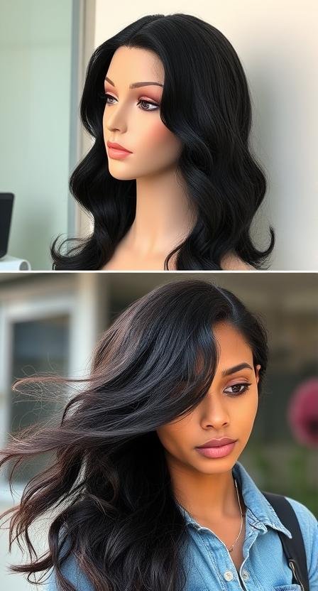 QVR Hair Synthetic Wigs