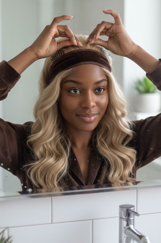 simple wig scalp care routine