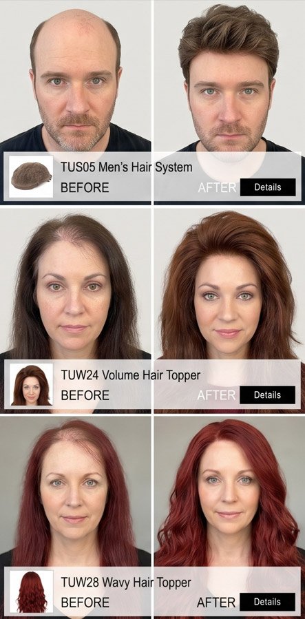 Top Unique Hair Human Hair Systems