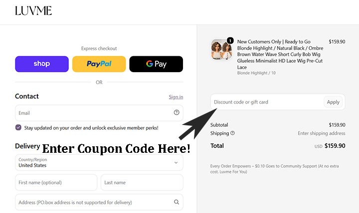 Luvme Hair Discount Code