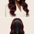 Burgundy Hair Colored Wigs