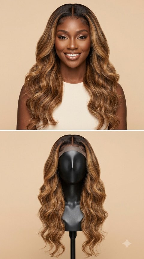 Ombre and Highlighted Hair Wig